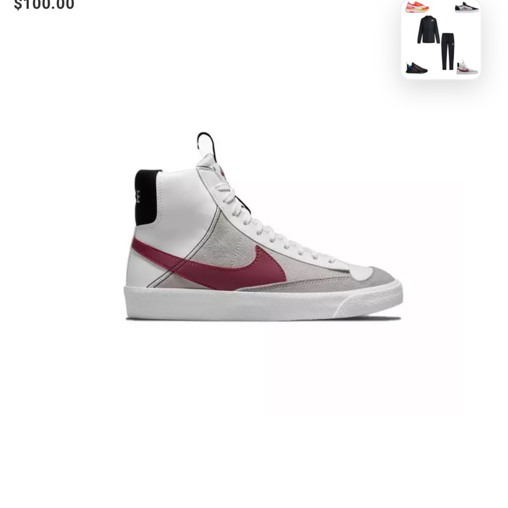 NWT NIKE BLAZER MID ‘77 SE D size 6Y